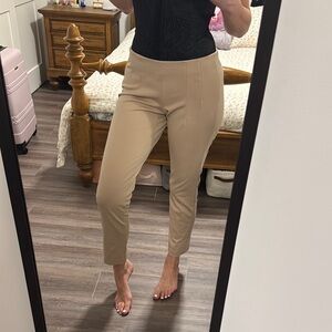 Calvin Klein Tan Cropped Ankle Pants